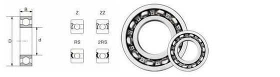 Глубокий ров шарикоподшипник для специальных деталей мотоциклов Автозапчасти P5 Угол контакта 0